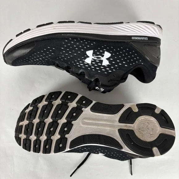 Under Armour, Men's 8.5 Athletic, Charged Bandit 4, Black, Running Sneakers - Picture 8 of 10